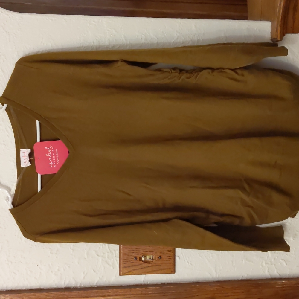 NWT, Isabel, Maternity XXL, Olive Light Sweater